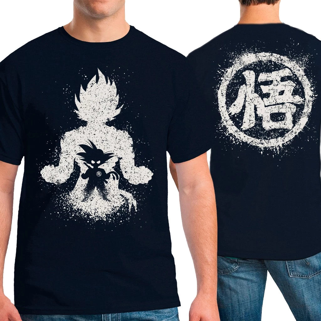 Camiseta GOKU Estampa frente/Costa