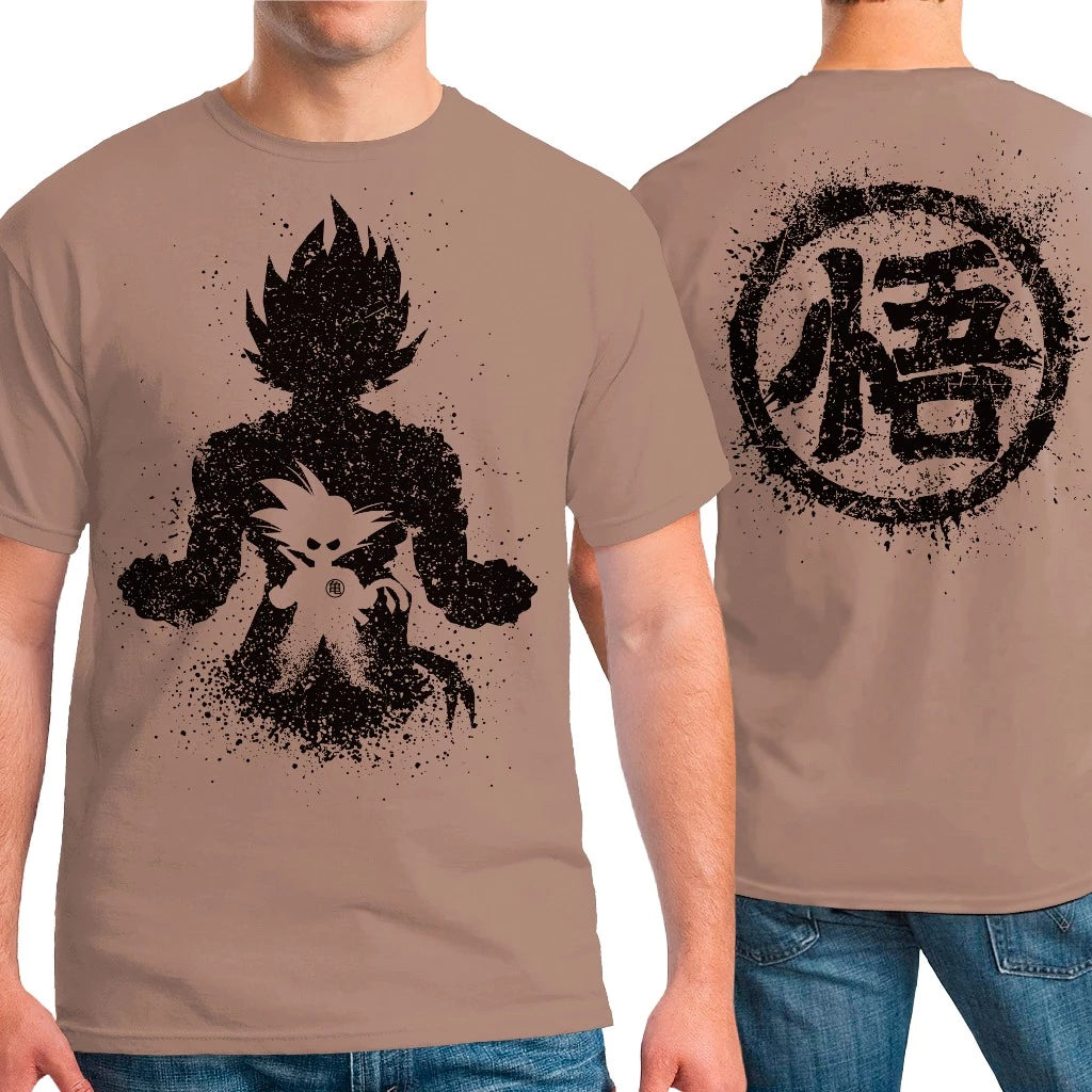 Camiseta GOKU Estampa frente/Costa