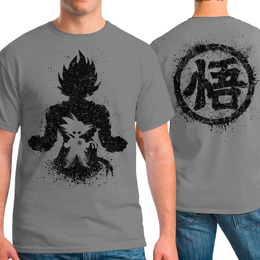 Camiseta GOKU Estampa frente/Costa